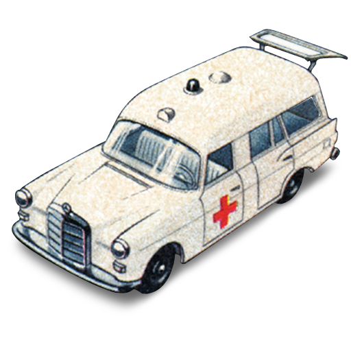 Mercedes Benz Ambulance With Open Boot Icon 512x512 png